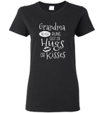 Grandma never runs out of hugs or kisses tee shirt