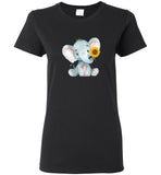 Baby elephant sunflower tee shirt hoodie