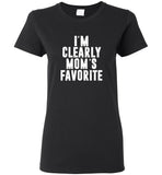 I'm clearly mom's favorite tee shirt hoodie