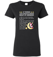 5 things you should know about my crazy grandma loves me moon back has anger issues unicorn tee shirt