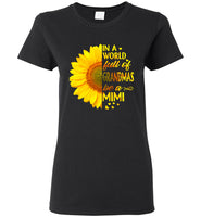 In a world full of grandmas be a mimi sunflower tee shirt