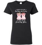 I Asked God For A Partner In Crime He Sent Me My Smartass Sister Bandana Funny Pig Tee Shirts