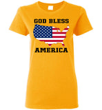 God Bless America Flag T Shirt