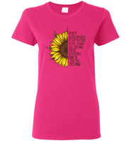 They Whispered To Her You Can't With Stand The Storm She Back I am Storm Sunflower T Shirt