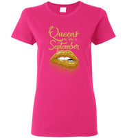 Queens are born in September birthday gift tee shirt hoodie