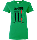 I Am Not Most Women Firefighter American Flag Tee Shirt Hoodie