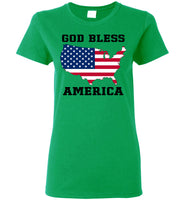 God Bless America Flag T Shirt