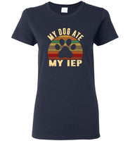 My Dog Ate My IEP Vintage Retro Tee Shirt Hoodie