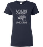 Save The Chubby Unicorns Rhino Tattoo Tee Shirt