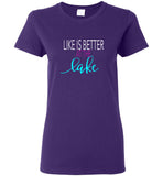 Life is better at the lake tee shirt hoodie