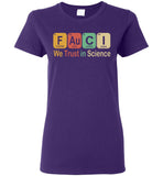 Fauci We Trust In Science Vintage Retro T Shirt