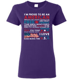 I'm Proud To Be An American Free Love This Land God Bless The USA T Shirt