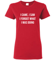 I came I saw I forgot what I was doing tee shirt hoodie