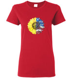 Sunflower American flag 4th of July tee shirt hoodie