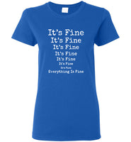 It's fine everything is fine tee shirt hoodie