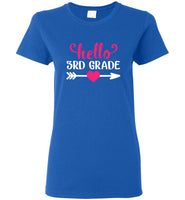 Hello 3rd grade back to school tee shirt hoodies