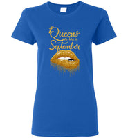 Queens are born in September birthday gift tee shirt hoodie