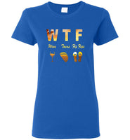 WTF Wine Tacos Flip Flops Beach Tee Shirt Hoodie