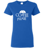 Coffee please umbrella tee shirt hoodie