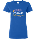Bye Bye First 1st Grade Hello Summer Tee Shirts