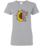 They Whispered To Her You Can't With Stand The Storm She Back I am Storm Sunflower T Shirt