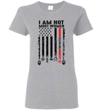 I Am Not Most Women Firefighter American Flag Tee Shirt Hoodie