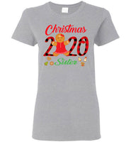 Christmas 2020 Cookie Gingerbread Xmas Plaid Gift For Sister Family T Shirt