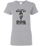 John If I can't bring my dog I'm not going wick tee shirt