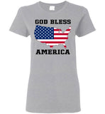 God Bless America Flag T Shirt