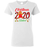 Christmas 2020 Cookie Gingerbread Xmas Plaid Gift For Sister Family T Shirt