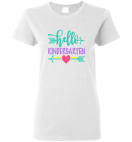 Hello kindergarten first day back to school tee shirt hoodie
