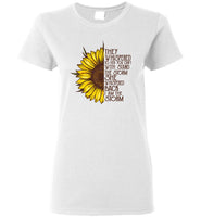 They Whispered To Her You Can't With Stand The Storm She Back I am Storm Sunflower T Shirt