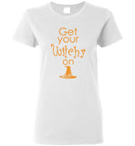 Get Your Witchy On Halloween Gift Tee Shirt