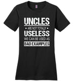 Uncles Are Not Totally Useless