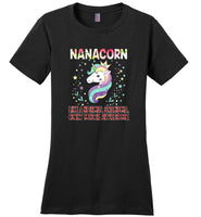 Nanacorn like a normal grandma only more awesome unicorn Tee shirt