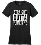 Straight outta Pumpkin pie halloween t shirt gift