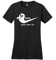 Boo ghost just got it halloween gift t shirt