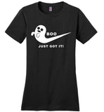 Boo ghost just got it halloween gift t shirt