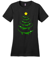 Dachshund Wiener Dog Funny Christmas Tree Shirt For Men Women