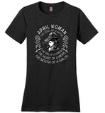 April Woman The Soul of a Witch The Fire Lioness The Heart Hippie The Mouth Sailor T shirt