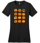 Pumpkin emoji halloween t shirt gift