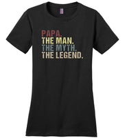Papa the man the myth the legend vintage T-shirt