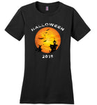 Witch broom halloween costume t shirt gift