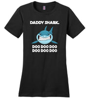 Daddy shark doo T-shirt, daddy tee, father's day gift Tshirt