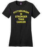 Pittsburgh is stronger than cancer t shirt shirt