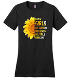 May girls are sunshine mixed with a little Hurricane sunflower T-shirt