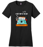 A Cat's Map Of The Bed, Cat Lover Funny Tee Shirt