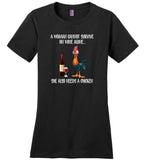 A Woman cannot survive on wine alone she also needs a chicken T shirt