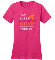 Eat sleep halloween repeat t shirt gift