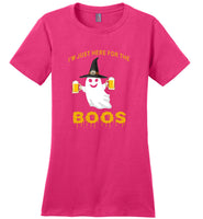 Just here for the Boos beer ghost halloween t shirt